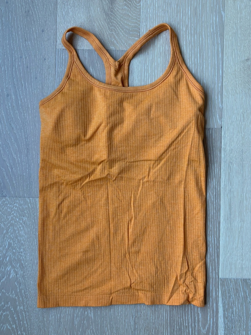 Lululemon ebb to street tank in Citrus sizzle tone